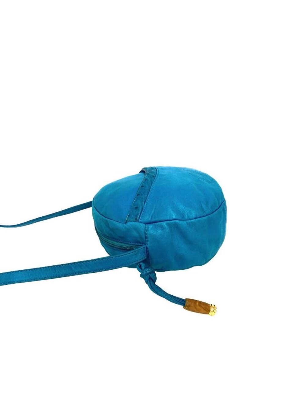 Loewe Anagram Logo Nappa Leather Mini Shoulder Bag Pochette Turquoise Blue - Picture 5 of 10